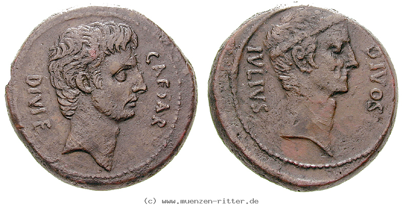 Klicken Sie auf das Bild um es auf Ihrem Rechner zu speichern octavian-und-divus-caesar-sesterz/23117.jpg