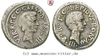 Klicken Sie auf das Bild um es auf Ihrem Rechner zu speichern octavian-und-lepidus-denar/46446.jpg