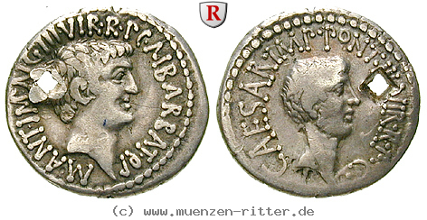 Klicken Sie auf das Bild um es auf Ihrem Rechner zu speichern octavian-und-marcus-antonius-denar/51881.jpg