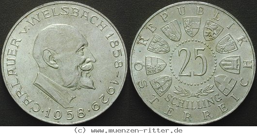 Klicken Sie auf das Bild um es auf Ihrem Rechner zu speichern oesterreich-2-republik-25-schilling/ag19453.jpg