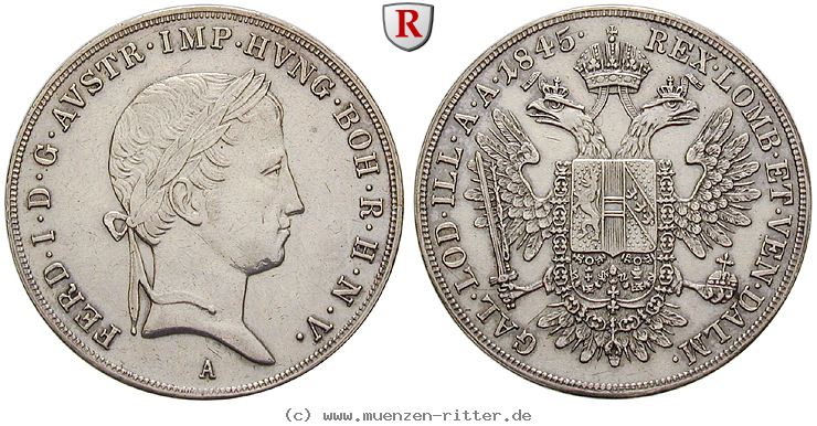Klicken Sie auf das Bild um es auf Ihrem Rechner zu speichern oesterreich-kaiserreich-ferdinand-i-1-2-taler-gulden/25380.jpg