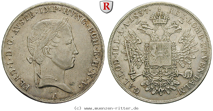 Klicken Sie auf das Bild um es auf Ihrem Rechner zu speichern oesterreich-kaiserreich-ferdinand-i-1-2-taler-gulden/39961.jpg