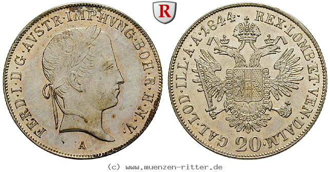 Klicken Sie auf das Bild um es auf Ihrem Rechner zu speichern oesterreich-kaiserreich-ferdinand-i-20-kreuzer/39960.jpg