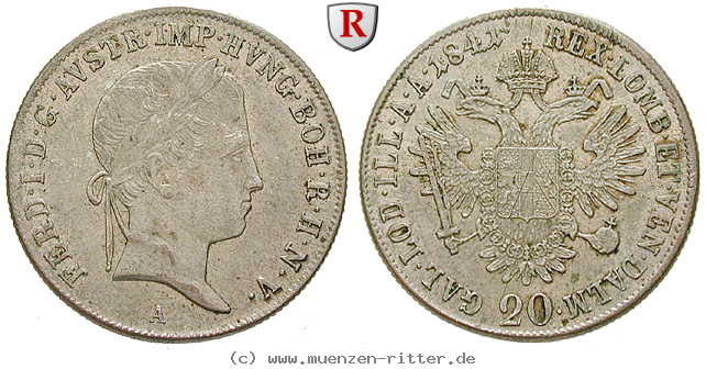 Klicken Sie auf das Bild um es auf Ihrem Rechner zu speichern oesterreich-kaiserreich-ferdinand-i-20-kreuzer/61152.jpg