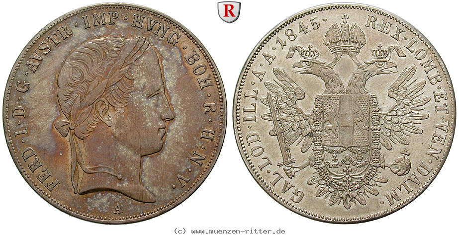 Klicken Sie auf das Bild um es auf Ihrem Rechner zu speichern oesterreich-kaiserreich-ferdinand-i-konventionstaler/96327.jpg