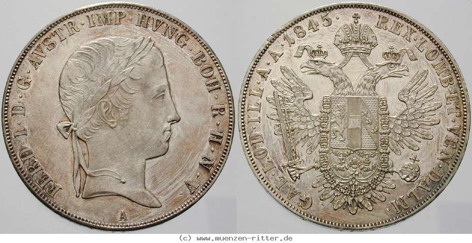 Klicken Sie auf das Bild um es auf Ihrem Rechner zu speichern oesterreich-kaiserreich-ferdinand-i-konventionstaler/eadt5167.jpg