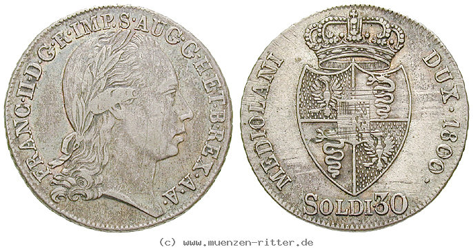 Klicken Sie auf das Bild um es auf Ihrem Rechner zu speichern oesterreich-kaiserreich-franz-ii--i--1-4-lira/22105.jpg