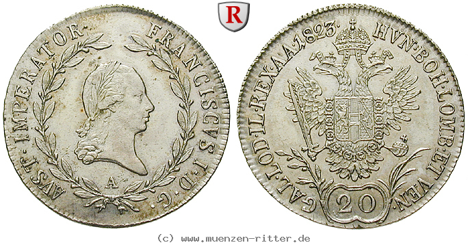Klicken Sie auf das Bild um es auf Ihrem Rechner zu speichern oesterreich-kaiserreich-franz-ii--i--20-kreuzer/46348.jpg