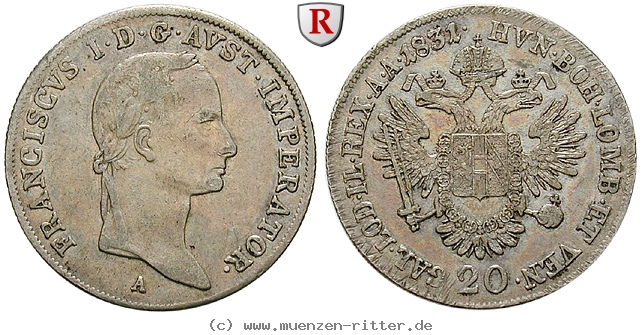 Klicken Sie auf das Bild um es auf Ihrem Rechner zu speichern oesterreich-kaiserreich-franz-ii--i--20-kreuzer/61133.jpg