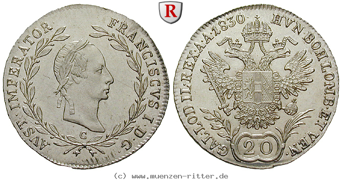 Klicken Sie auf das Bild um es auf Ihrem Rechner zu speichern oesterreich-kaiserreich-franz-ii--i--20-kreuzer/85661.jpg