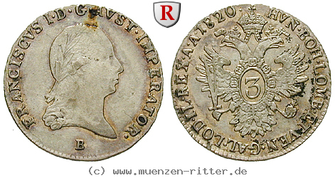 Klicken Sie auf das Bild um es auf Ihrem Rechner zu speichern oesterreich-kaiserreich-franz-ii--i--3-kreuzer/34399.jpg