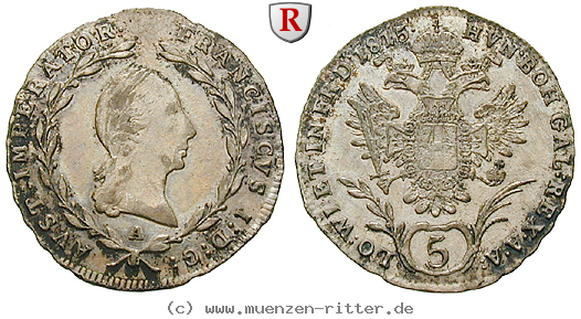 Klicken Sie auf das Bild um es auf Ihrem Rechner zu speichern oesterreich-kaiserreich-franz-ii--i--5-kreuzer/61137.jpg