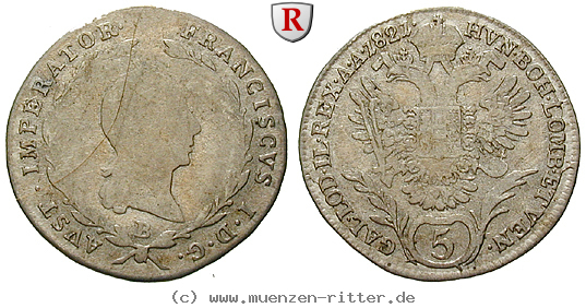 Klicken Sie auf das Bild um es auf Ihrem Rechner zu speichern oesterreich-kaiserreich-franz-ii--i--5-kreuzer/61139.jpg