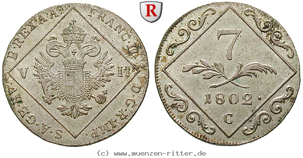 Klicken Sie auf das Bild um es auf Ihrem Rechner zu speichern oesterreich-kaiserreich-franz-ii--i--7-kreuzer/35457.jpg