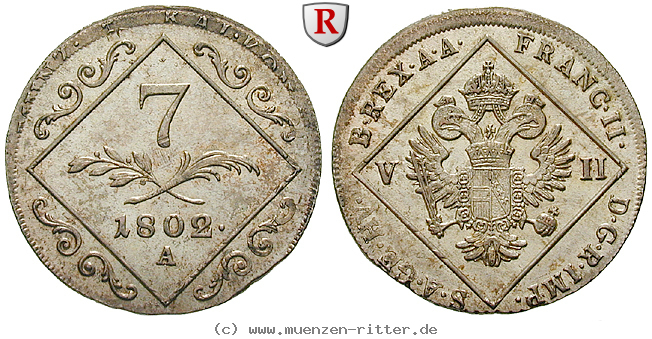 Klicken Sie auf das Bild um es auf Ihrem Rechner zu speichern oesterreich-kaiserreich-franz-ii--i--7-kreuzer/39295.jpg