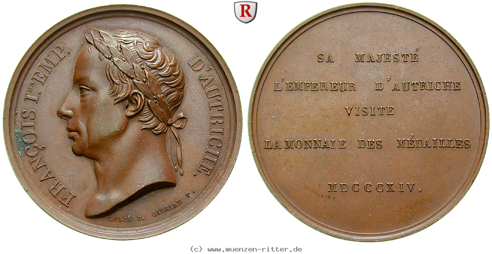 Klicken Sie auf das Bild um es auf Ihrem Rechner zu speichern oesterreich-kaiserreich-franz-ii--i--bronzemedaille/66316.jpg