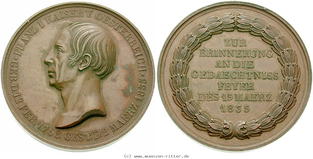 Klicken Sie auf das Bild um es auf Ihrem Rechner zu speichern oesterreich-kaiserreich-franz-ii--i--bronzemedaille/eadt8134.jpg