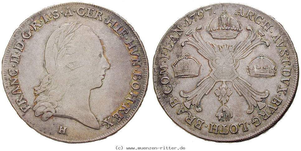 Klicken Sie auf das Bild um es auf Ihrem Rechner zu speichern oesterreich-kaiserreich-franz-ii--i--kronentaler/16791.jpg