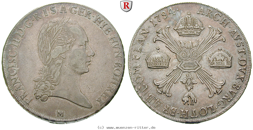 Klicken Sie auf das Bild um es auf Ihrem Rechner zu speichern oesterreich-kaiserreich-franz-ii--i--kronentaler/68718.jpg