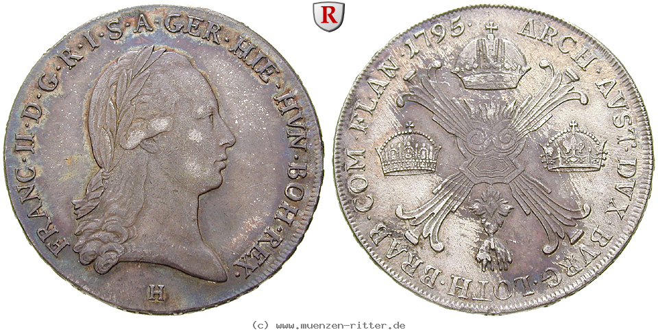 Klicken Sie auf das Bild um es auf Ihrem Rechner zu speichern oesterreich-kaiserreich-franz-ii--i--kronentaler/84102.jpg