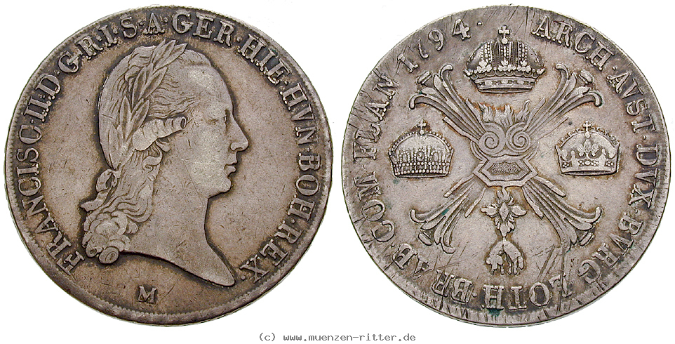 Klicken Sie auf das Bild um es auf Ihrem Rechner zu speichern oesterreich-kaiserreich-franz-ii--i--kronentaler/eadt7000.jpg