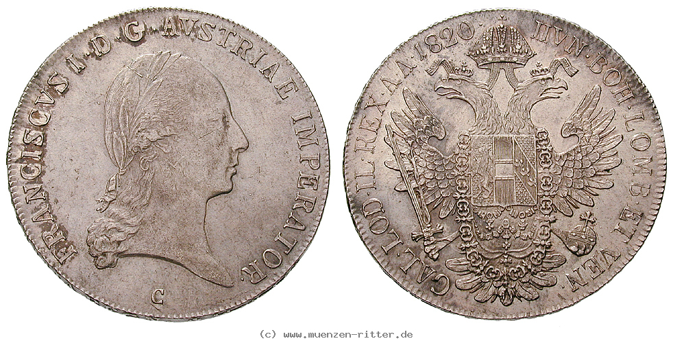 Klicken Sie auf das Bild um es auf Ihrem Rechner zu speichern oesterreich-kaiserreich-franz-ii--i--taler/11428.jpg