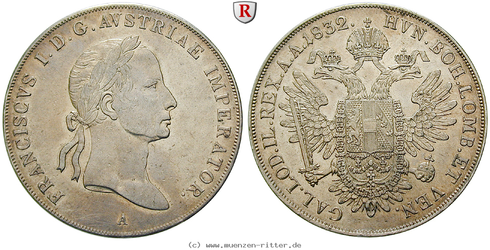 Klicken Sie auf das Bild um es auf Ihrem Rechner zu speichern oesterreich-kaiserreich-franz-ii--i--taler/39898.jpg