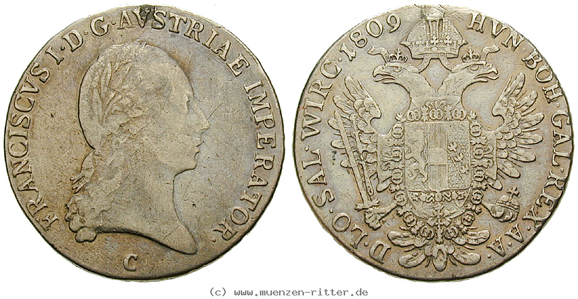 Klicken Sie auf das Bild um es auf Ihrem Rechner zu speichern oesterreich-kaiserreich-franz-ii--i--taler/40098.jpg
