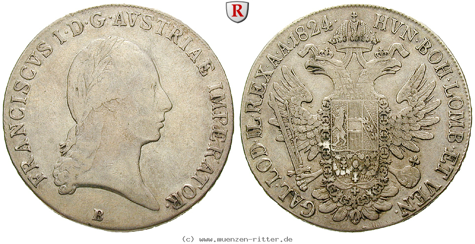 Klicken Sie auf das Bild um es auf Ihrem Rechner zu speichern oesterreich-kaiserreich-franz-ii--i--taler/54652.jpg