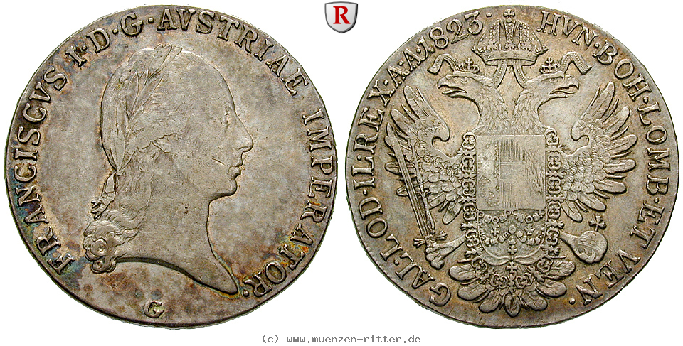 Klicken Sie auf das Bild um es auf Ihrem Rechner zu speichern oesterreich-kaiserreich-franz-ii--i--taler/61577.jpg