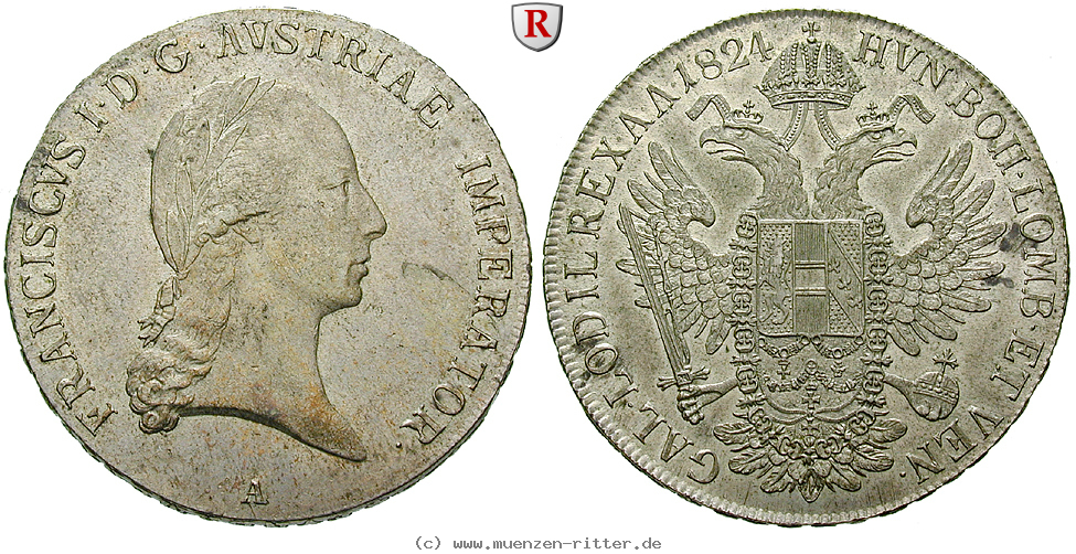 Klicken Sie auf das Bild um es auf Ihrem Rechner zu speichern oesterreich-kaiserreich-franz-ii--i--taler/72382.jpg
