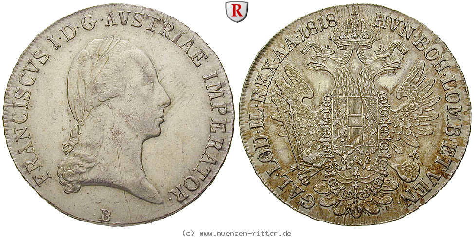Klicken Sie auf das Bild um es auf Ihrem Rechner zu speichern oesterreich-kaiserreich-franz-ii--i--taler/84094.jpg