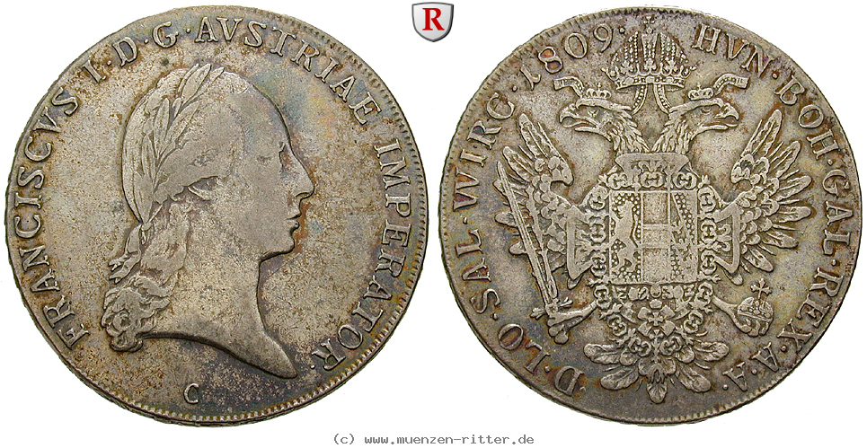 Klicken Sie auf das Bild um es auf Ihrem Rechner zu speichern oesterreich-kaiserreich-franz-ii--i--taler/94299.jpg