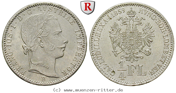 Klicken Sie auf das Bild um es auf Ihrem Rechner zu speichern oesterreich-kaiserreich-franz-joseph-i-1-4-gulden/85728.jpg