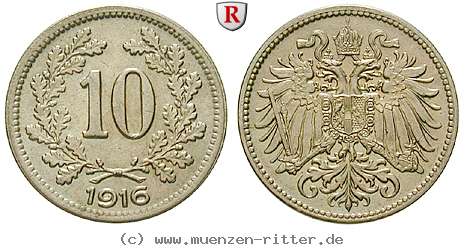 Klicken Sie auf das Bild um es auf Ihrem Rechner zu speichern oesterreich-kaiserreich-franz-joseph-i-10-heller/42427.jpg