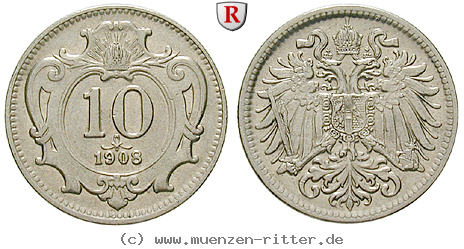 Klicken Sie auf das Bild um es auf Ihrem Rechner zu speichern oesterreich-kaiserreich-franz-joseph-i-10-heller/42435.jpg
