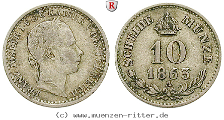 Klicken Sie auf das Bild um es auf Ihrem Rechner zu speichern oesterreich-kaiserreich-franz-joseph-i-10-kreuzer/42445.jpg