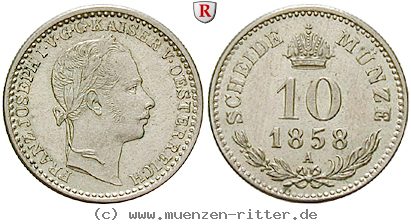 Klicken Sie auf das Bild um es auf Ihrem Rechner zu speichern oesterreich-kaiserreich-franz-joseph-i-10-kreuzer/46315.jpg