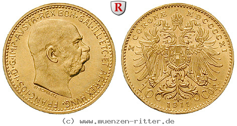 Klicken Sie auf das Bild um es auf Ihrem Rechner zu speichern oesterreich-kaiserreich-franz-joseph-i-10-kronen/63119.jpg