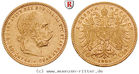 Klicken Sie auf das Bild um es auf Ihrem Rechner zu speichern oesterreich-kaiserreich-franz-joseph-i-10-kronen/69567.jpg