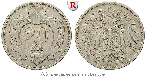 Klicken Sie auf das Bild um es auf Ihrem Rechner zu speichern oesterreich-kaiserreich-franz-joseph-i-20-heller/42432.jpg