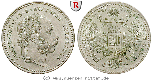 Klicken Sie auf das Bild um es auf Ihrem Rechner zu speichern oesterreich-kaiserreich-franz-joseph-i-20-kreuzer/11410.jpg