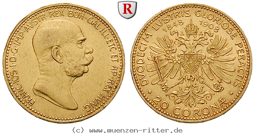 Klicken Sie auf das Bild um es auf Ihrem Rechner zu speichern oesterreich-kaiserreich-franz-joseph-i-20-kronen/58077.jpg