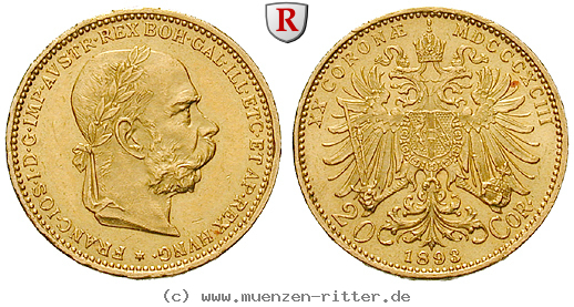 Klicken Sie auf das Bild um es auf Ihrem Rechner zu speichern oesterreich-kaiserreich-franz-joseph-i-20-kronen/68603.jpg