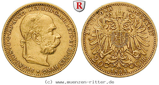 Klicken Sie auf das Bild um es auf Ihrem Rechner zu speichern oesterreich-kaiserreich-franz-joseph-i-20-kronen/89798.jpg
