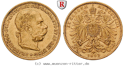Klicken Sie auf das Bild um es auf Ihrem Rechner zu speichern oesterreich-kaiserreich-franz-joseph-i-20-kronen/98729.jpg
