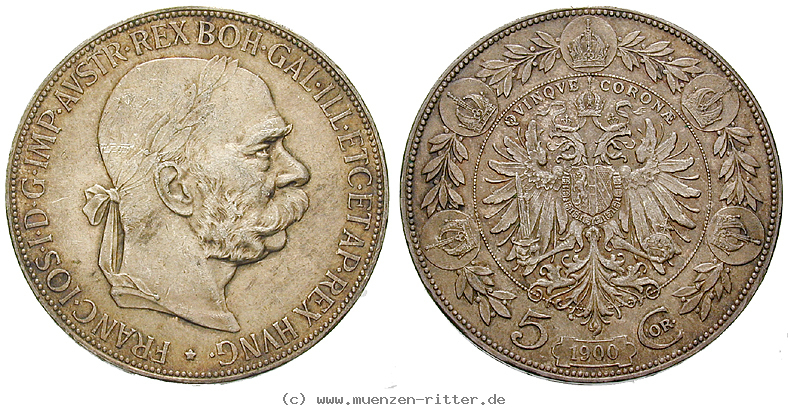 Klicken Sie auf das Bild um es auf Ihrem Rechner zu speichern oesterreich-kaiserreich-franz-joseph-i-5-kronen/34394.jpg