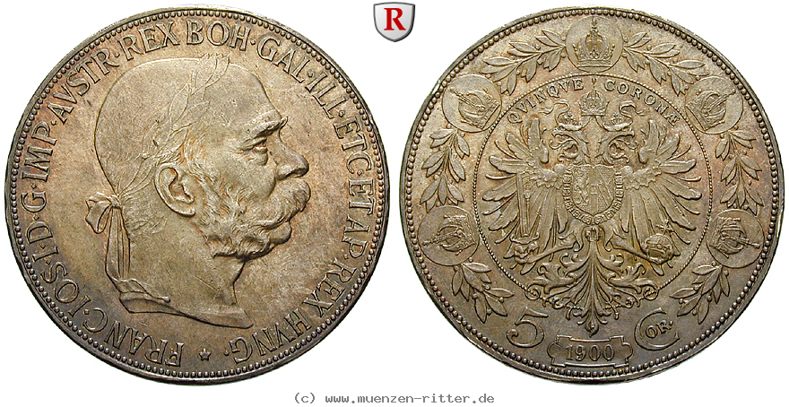 Klicken Sie auf das Bild um es auf Ihrem Rechner zu speichern oesterreich-kaiserreich-franz-joseph-i-5-kronen/58956.jpg