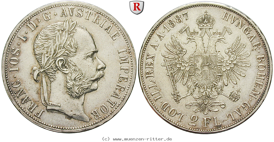 Klicken Sie auf das Bild um es auf Ihrem Rechner zu speichern oesterreich-kaiserreich-franz-joseph-i-doppelgulden/50724.jpg