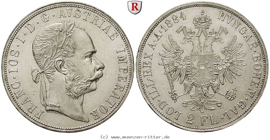 Klicken Sie auf das Bild um es auf Ihrem Rechner zu speichern oesterreich-kaiserreich-franz-joseph-i-doppelgulden/85701.jpg
